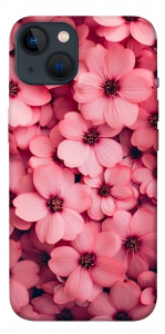 Чохол Pink flowers для iPhone 13