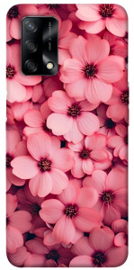 Чохол Pink flowers для Oppo A74 4G