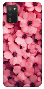 Чехол Pink flowers для Galaxy A03s