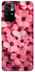 Чехол Pink flowers для Xiaomi Poco M4 Pro 5G