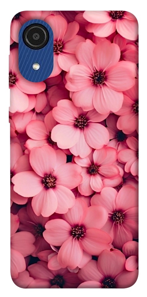 Чехол Pink flowers для Galaxy A03 Core