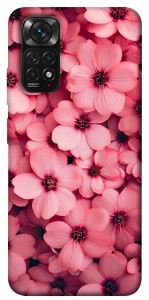 Чохол Pink flowers для Xiaomi Redmi Note 11S