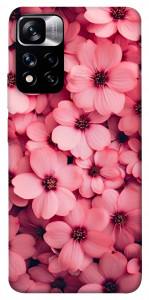 Чехол Pink flowers для Xiaomi Redmi Note 11 5G