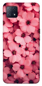 Чехол Pink flowers для Oppo A73 5G