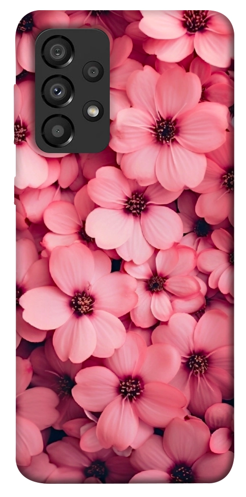 Чохол Pink flowers для Galaxy A33 5G