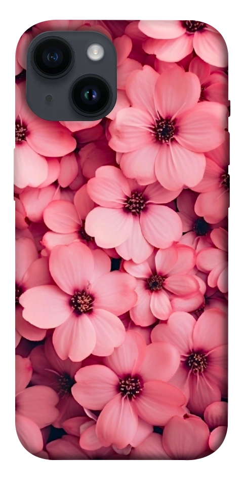 Чохол Pink flowers для iPhone 14