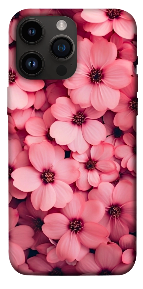 Чехол Pink flowers для iPhone 14 Pro Max