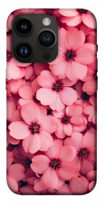 Чехол Pink flowers для iPhone 14 Pro