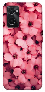 Чехол Pink flowers для Oppo A76 4G