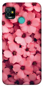 Чехол Pink flowers для TECNO Pop 5