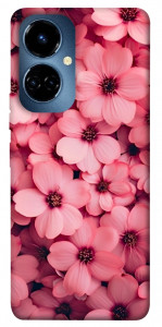 Чехол Pink flowers для TECNO Camon 19 (CI6n)