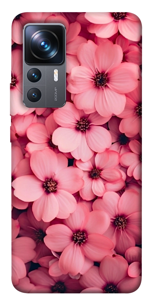 Чехол Pink flowers для Xiaomi 12T