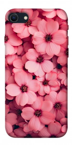 Чехол Pink flowers для iPhone SE (2022)