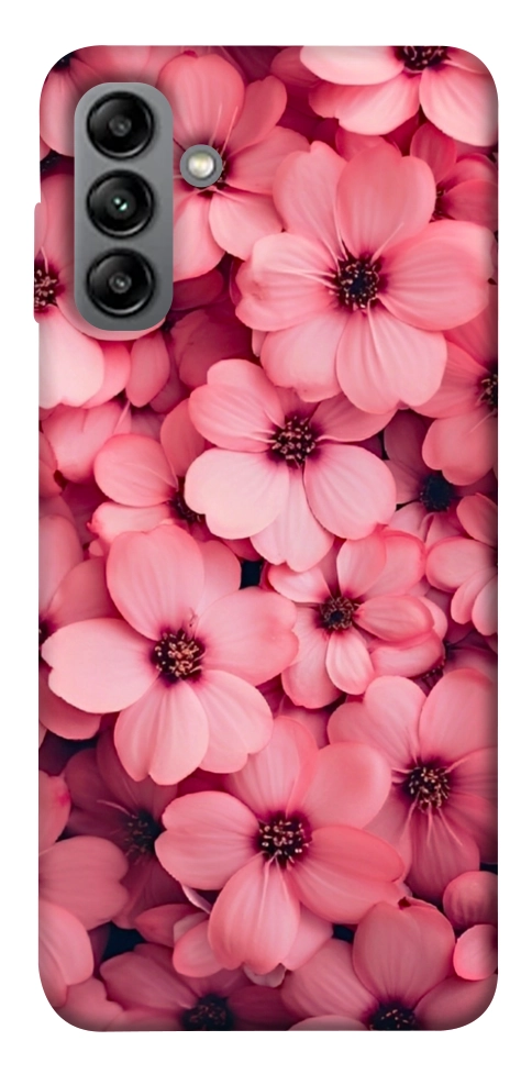 Чохол Pink flowers для Galaxy A04s