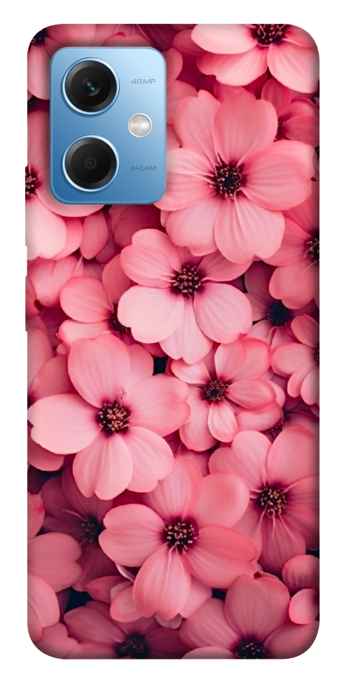 Чехол Pink flowers для Xiaomi Redmi Note 12 5G