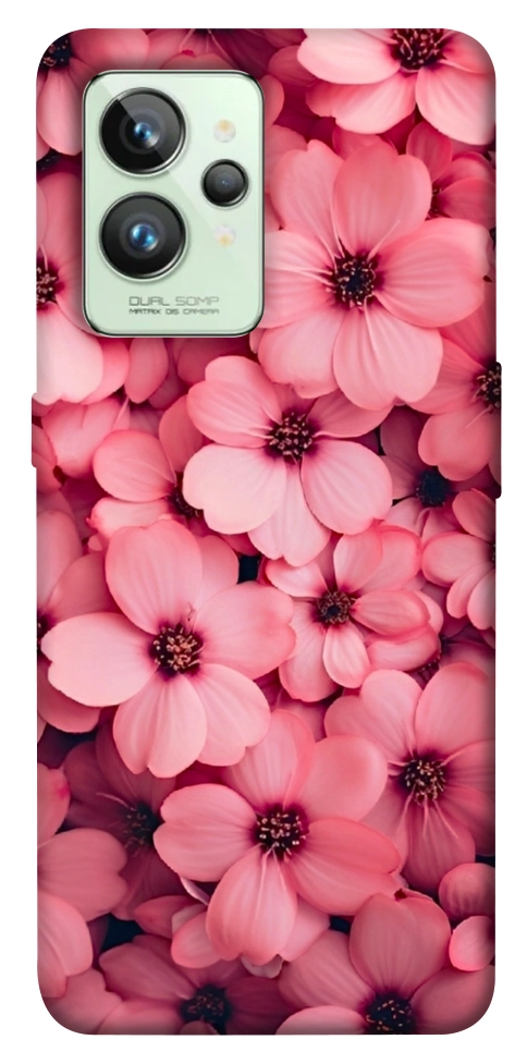 Чохол Pink flowers для Realme GT2