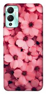 Чохол Pink flowers для Infinix Hot 12 Play