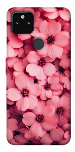 Чохол Pink flowers для Google Pixel 5A