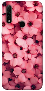 Чехол Pink flowers для Oppo A8