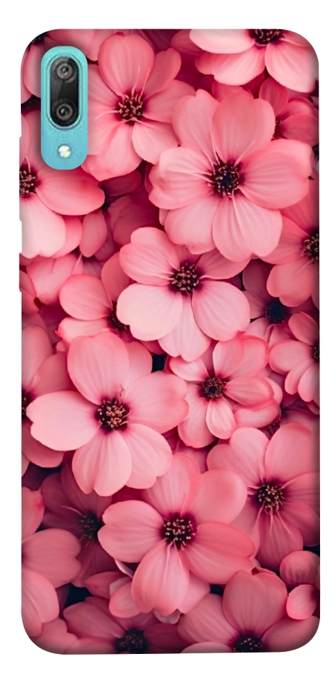 Чохол Pink flowers для Huawei Y6 Pro (2019)