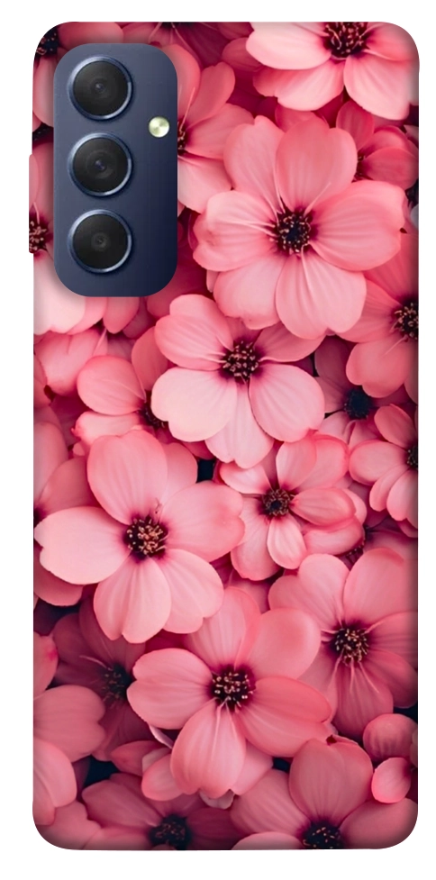 Чохол Pink flowers для Galaxy M54 5G