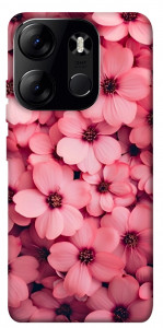 Чохол Pink flowers для Tecno Spark Go 2023