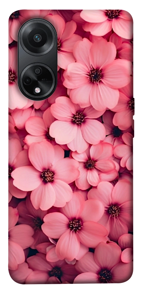 Чехол Pink flowers для Oppo A98