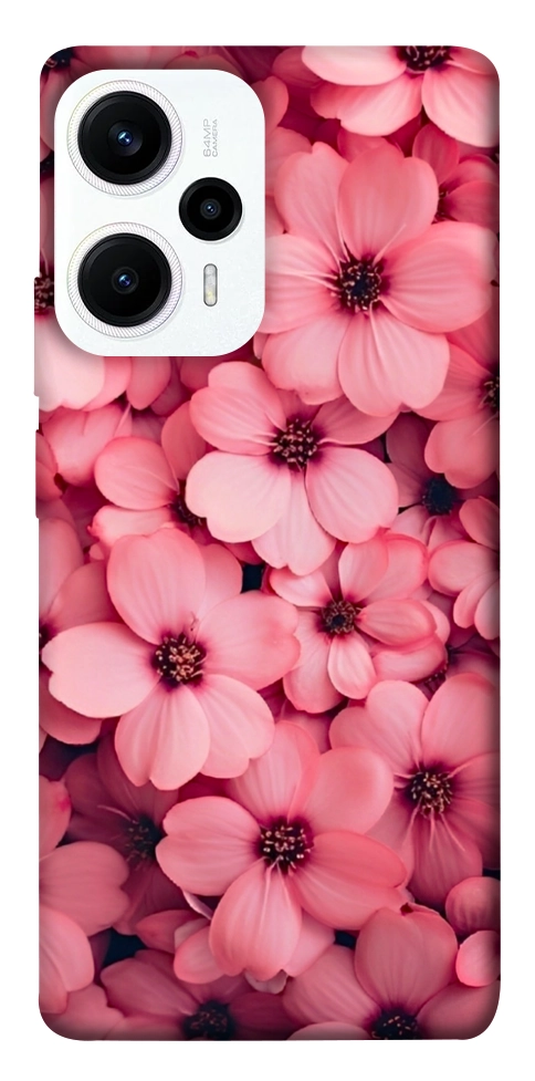 Чехол Pink flowers для Xiaomi Poco F5