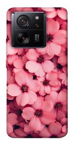 Чохол Pink flowers для Xiaomi 13T