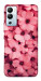 Чохол Pink flowers для Infinix Hot 12i