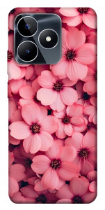 Чохол Pink flowers для Realme C53