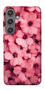 Чехол Pink flowers для Galaxy S24+