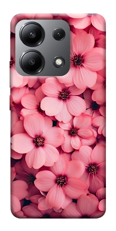 Чохол Pink flowers для Xiaomi Redmi Note 13 4G