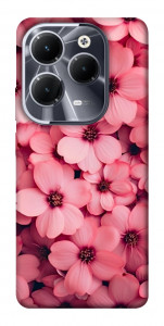 Чохол Pink flowers для Infinix Hot 40