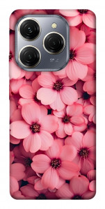 Чохол Pink flowers для TECNO Spark 20 Pro