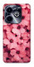 Чохол Pink flowers для Infinix Hot 40i