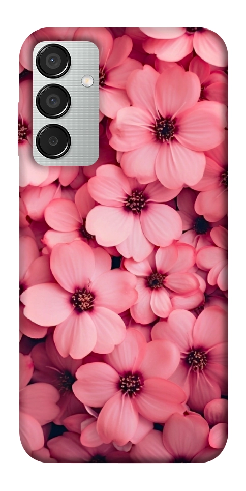 Чехол Pink flowers для Galaxy M15 5G