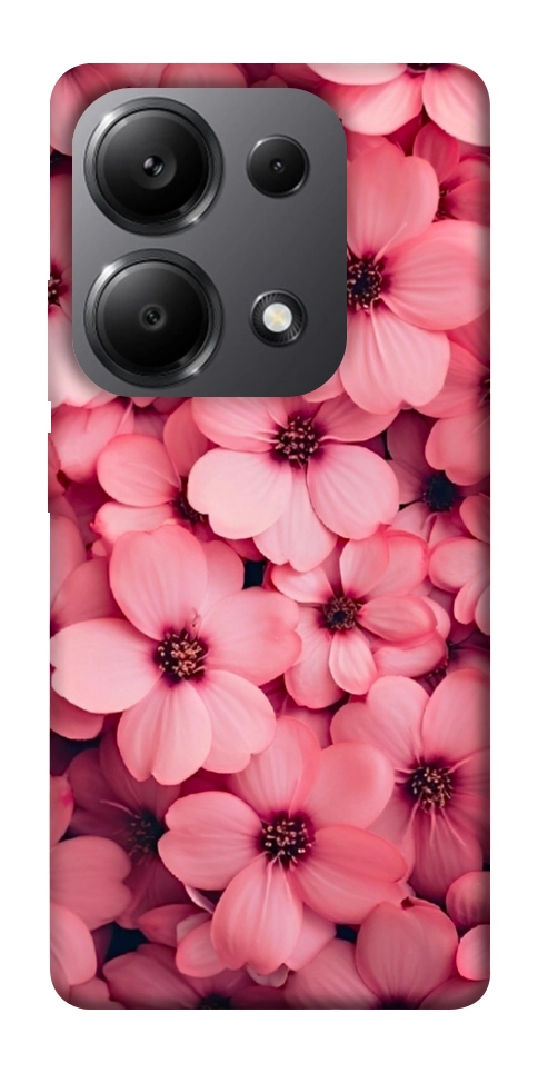 Чохол Pink flowers для Xiaomi Redmi Note 13 Pro 5G