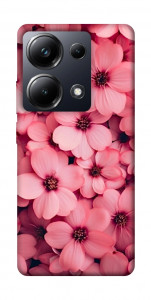 Чехол Pink flowers для Xiaomi Poco M6 Pro 4G