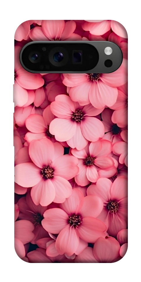 Чехол Pink flowers для Google Pixel 9 Pro