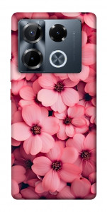 Чохол Pink flowers для Infinix Note 40 Pro 4G