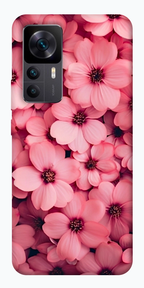 Чохол Pink flowers для Xiaomi Redmi K50 Ultra