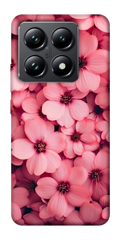 Чохол Pink flowers для Xiaomi 14T Pro