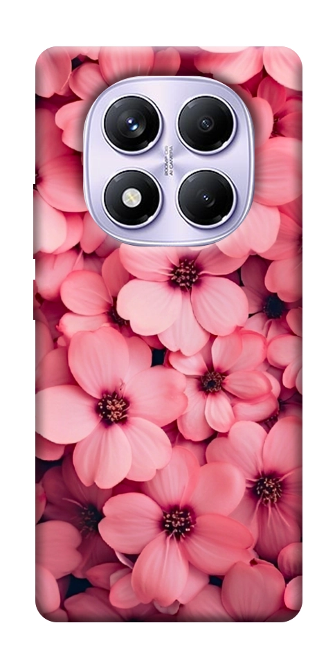 Чохол Pink flowers для Xiaomi Poco X7