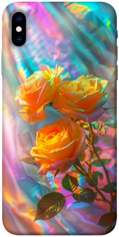 Чохол Golden rose для iPhone X