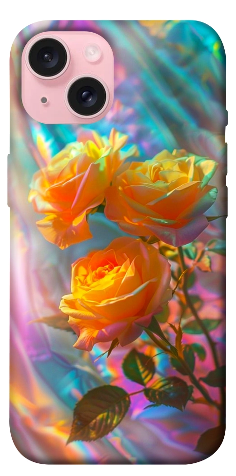 Чохол Golden rose для iPhone 15