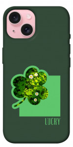 Чехол Clover sign для iPhone 15