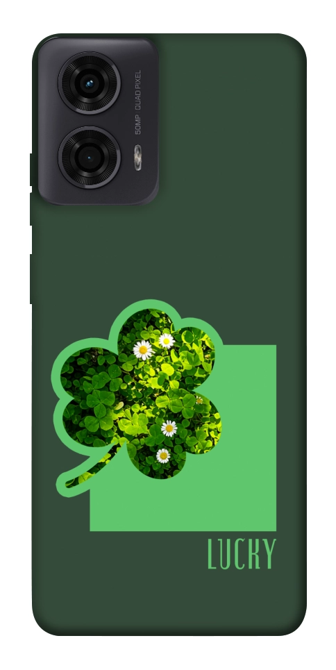 Чехол Clover sign для Motorola Moto G24