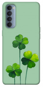 Чехол Lucky clover для Oppo Reno 4 Pro