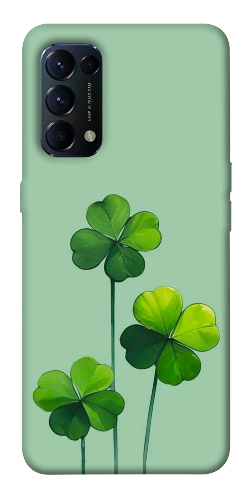 Чохол Lucky clover для Oppo Reno 5 4G